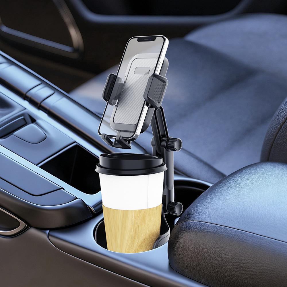 Universal Rotating Car Cup Phone Holder for Ride-hailing