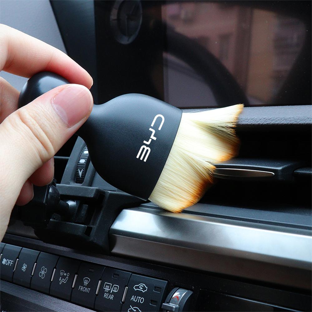 Car Cleaning Soft Brush Tool Dust Remover Auto Interior Accessories for BYD Atto Dolphin Seal U Dolphin Tang Surf Seagull Yuan