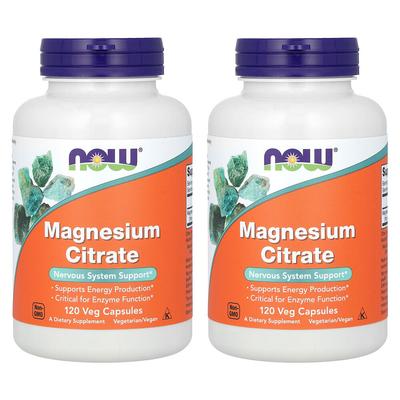 Magnesium Citrate Veg Capsules, 120 Tablets (2-Pack)