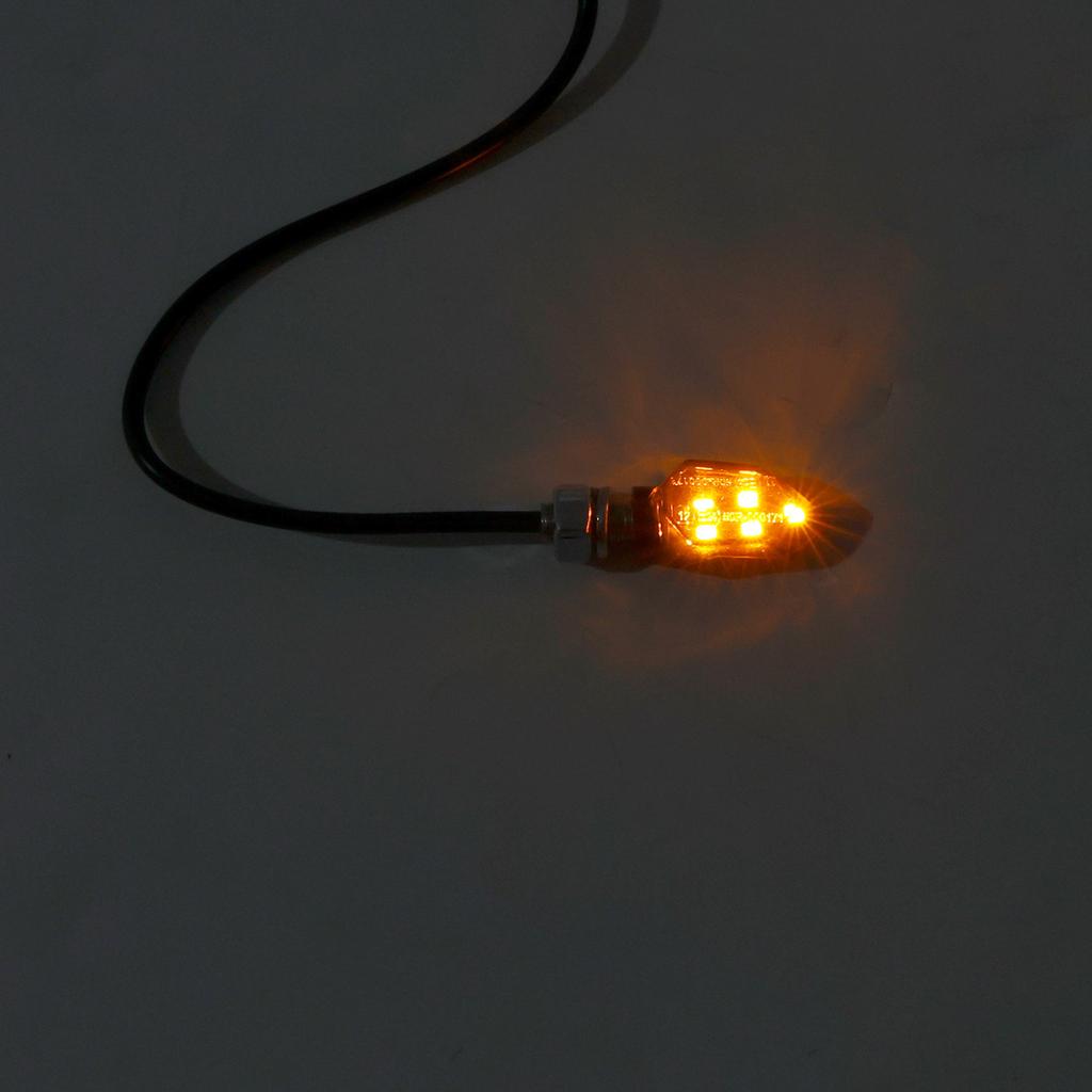 12V LED Sinyal Lambası 8mm Evrensel Motosiklet Kawasaki İçin