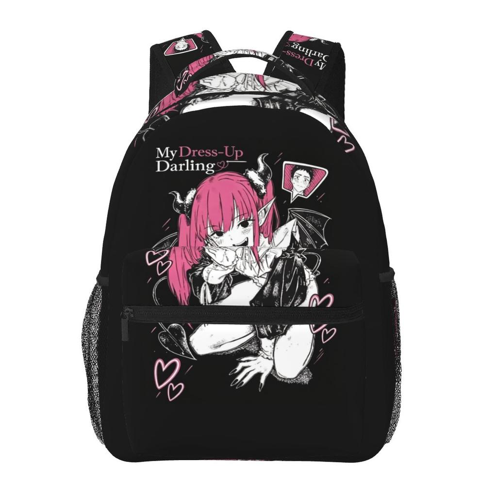 Marin Kitagawa My Dress-Up Darling Anime Student Backpack School Bag Hiking Travel Daypack for Boys Girls Bookbag Shoulder Bags