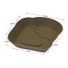 Reptile Water Dish Turtle Bath Pool PP Material Terrarium Feeding Plate User Friendly for Tortoise Accessories Setup