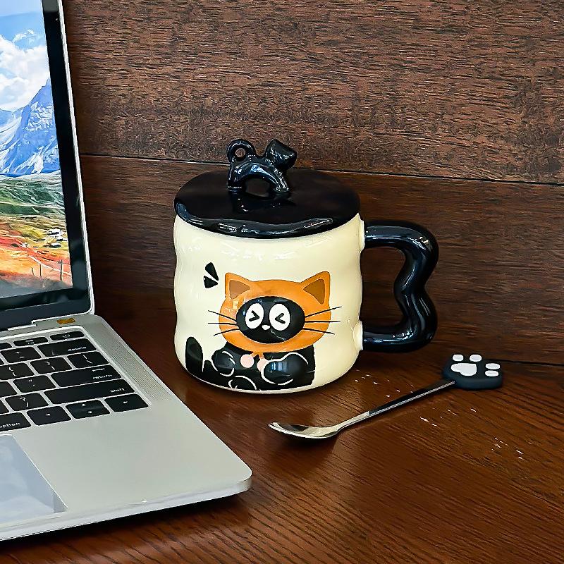 

Милая и Милая Керамическая Кружка с Крышкой для Подарков Девочкам на День Рождения для Лучшей Подруги Практичный Сувенир Подарочная Коробка 380ML