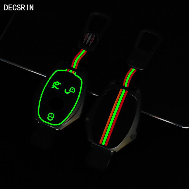 Car Key Case Cover Protective Shell Fob for Mercedes Benz A B C E Class GLS GLA GLK GLC CLS CLA AMG W204 W205 W212 W463 W176