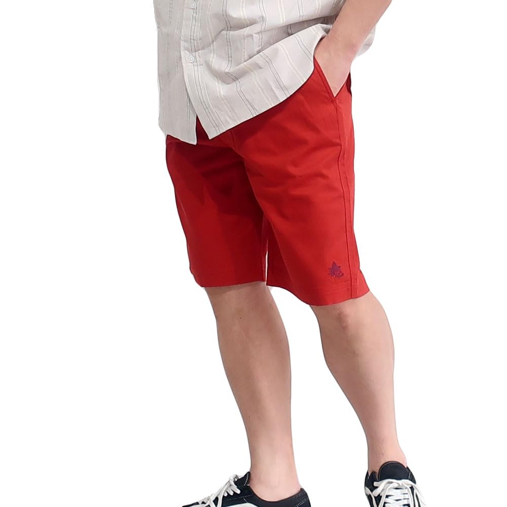 

branded Logos loose easy elastic 10001699 [LOGOS park] Men s pants, shorts, Park, M, L, LL, 100% cotton, shorts, wide, fit, spring, summer, fall,