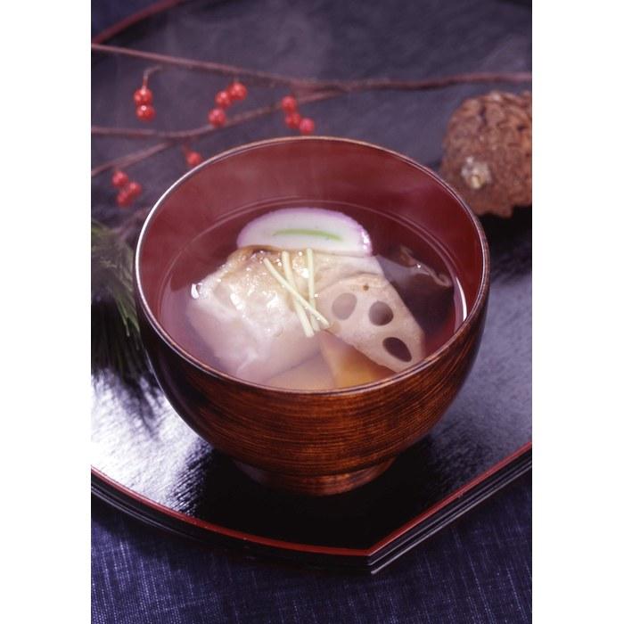 Sakai Sangyo Tochijushi Soup Bowl Lacquer, 1 Piece