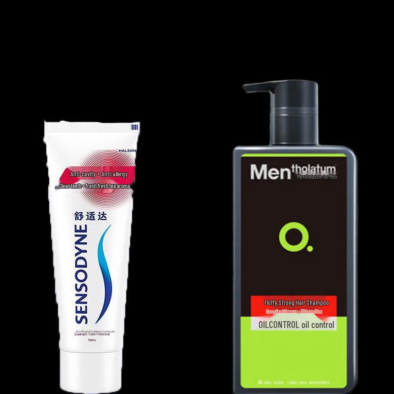 Daily Care Bundle: Sensodyne Toothpaste & Mentholatum Shampoo