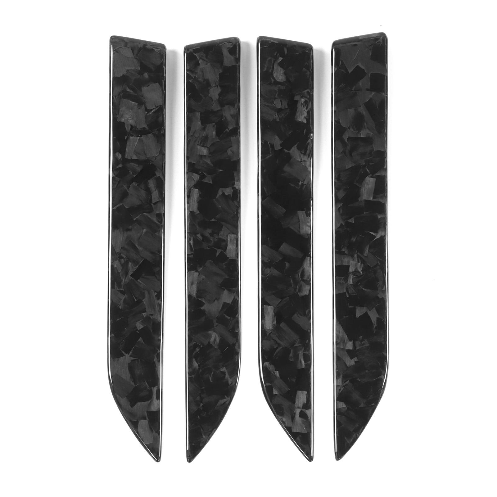 

4Pcs Side Door Handle Decor Dry Carbon Fiber Cover Trim Fit for Tesla Model X 20162021Marble