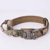 Adjustable Tactical K9 Dog Collar with Quick Release for Medium & Large Breeds