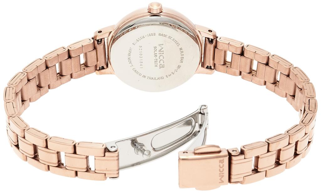 CITIZEN Wicca Solar Tech Simple and Cute Watch, Design, KH9-965-91, Women's