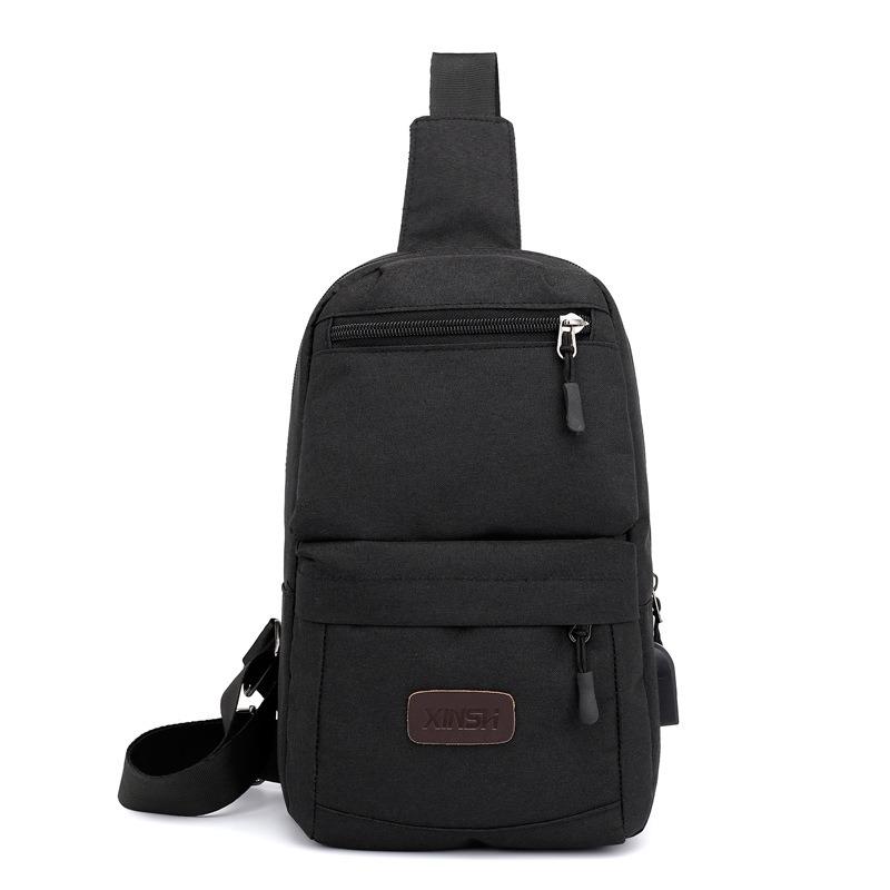 New multi-functional waterproof breast bag, men's and women's casual outdoor running fitness bag, single shoulder oblique span bag