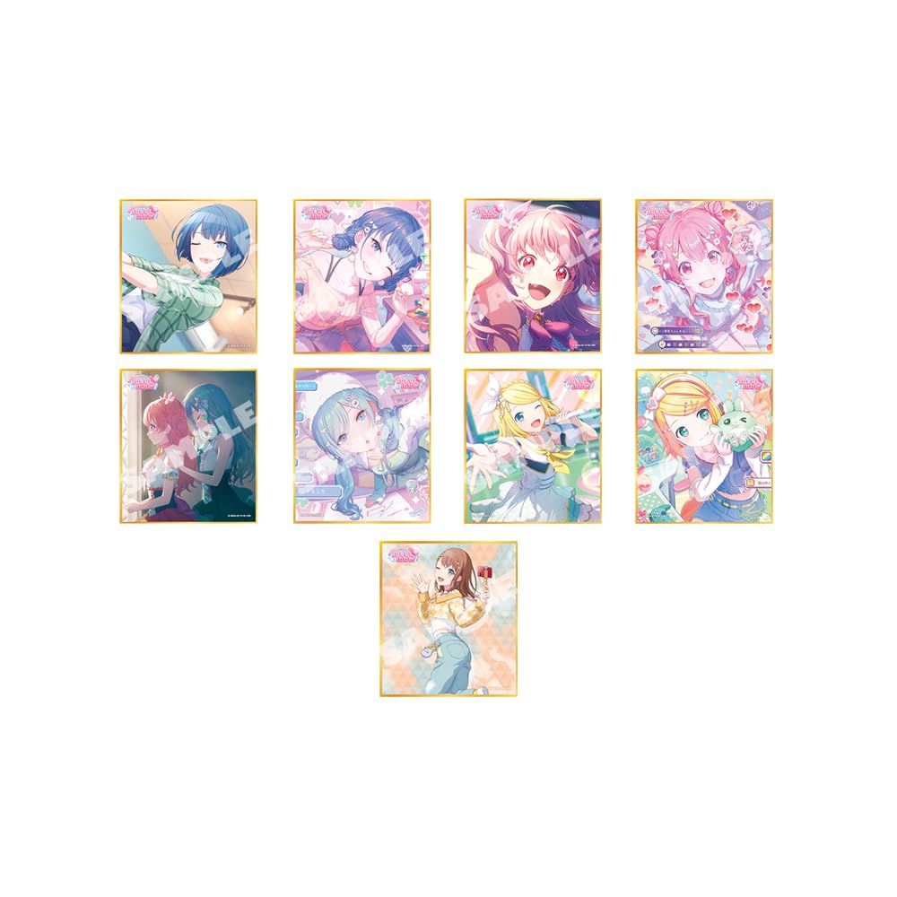 SEKAI Colorful Hatsune Mini Shikishi Collection 49 A BOX Chase My IDEAL Types In "Project Stage! Feat. Miku" Vol. IDOL! (9 Total)