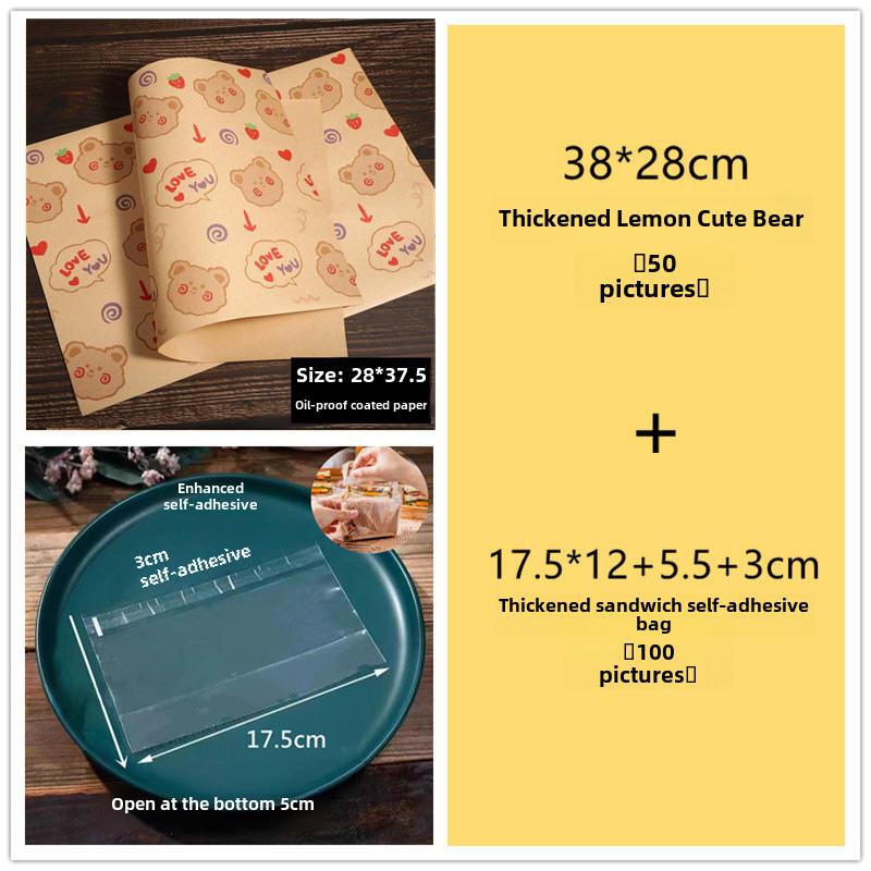 Clear Food-Grade Ziplock Bags for Sandwiches and Bread