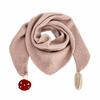 Soft Cotton Triangle Scarf Thicken Thermal Neckerchief Cute Winter Autumn Scarf  Toddlers