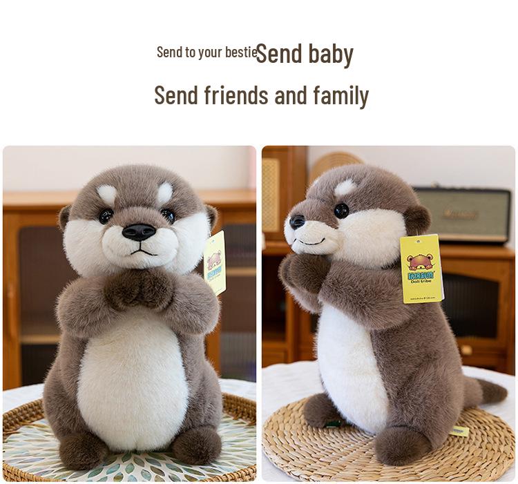 Adorable Otter Plush Toy Pendant – Cute Marmot Figurine Ornament Gift