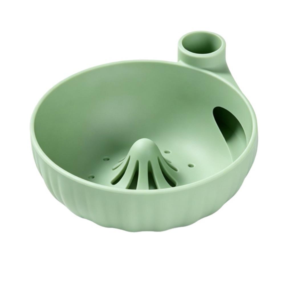 Silicone Swirling Fruit Washer Automatic Vortex Berry Rinse Basin Portable Fruit Strainer Kitchen