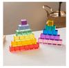 Acrylic Gem Building Blocks: High Transparency Children's Sensory Color Board for Early Education