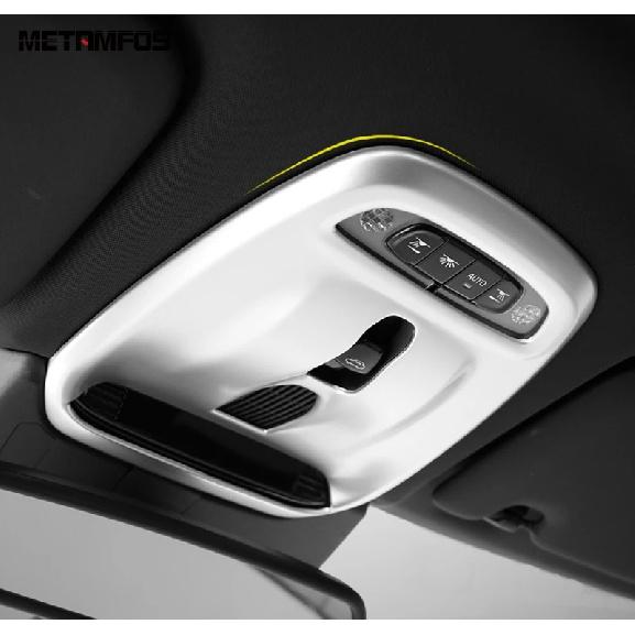 Reading Light Lamp Cover Trim For Volvo XC60 XC 60 2017 2018   Matte Decoration Frame Interior Accessories Car Styling