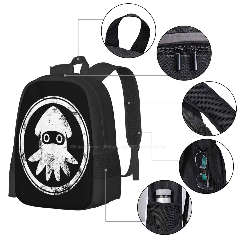 Hail Bloopera Fashion Pattern Design Travel Laptop School Backpack Bag Super Blooper Hail Video Game