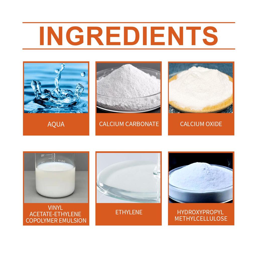 100g Zestaw do naprawy ścian Dziura w ścianie Odwarstwianie Łatka naprawcza Pęknięty Gwóźdź Oczy Łatka na ścianę