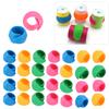 40 pièces Attache-bobines en silicone Bobines colorées Clips Économiseurs de bobines de fil Empêchent le déroulement