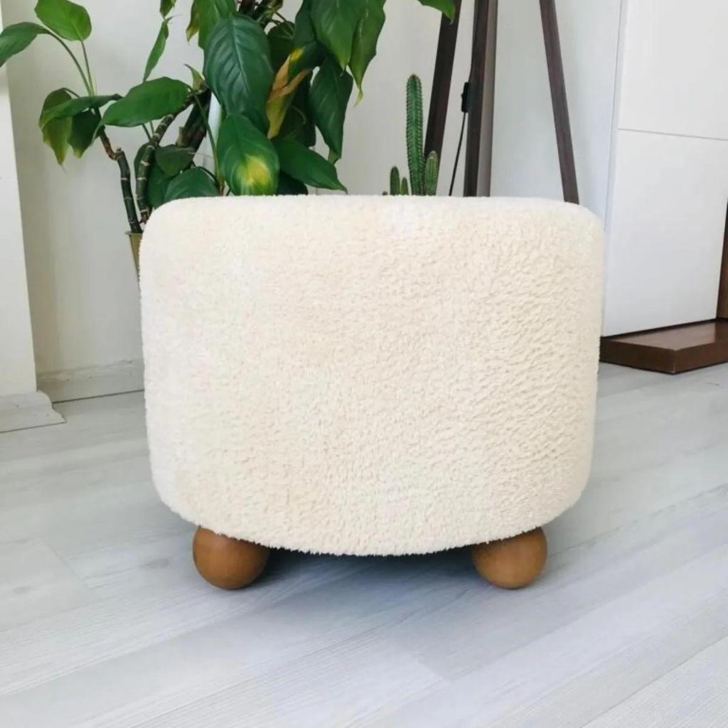 Handmade Seating Pouf Coffee Table Living Room Cat Bed Makeup Table Pouf Multi-Purpose