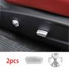 For Dodge Challenger 2015-2023 Matte Silver Seat Adjust Handle Button Cover Trim