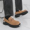 Fashion Classic Men Loafers Men One-foot Casual Thick-soled Lightweight Breathable Fashionable Brand Shoes Social Shoes Men Sizes 37-46
