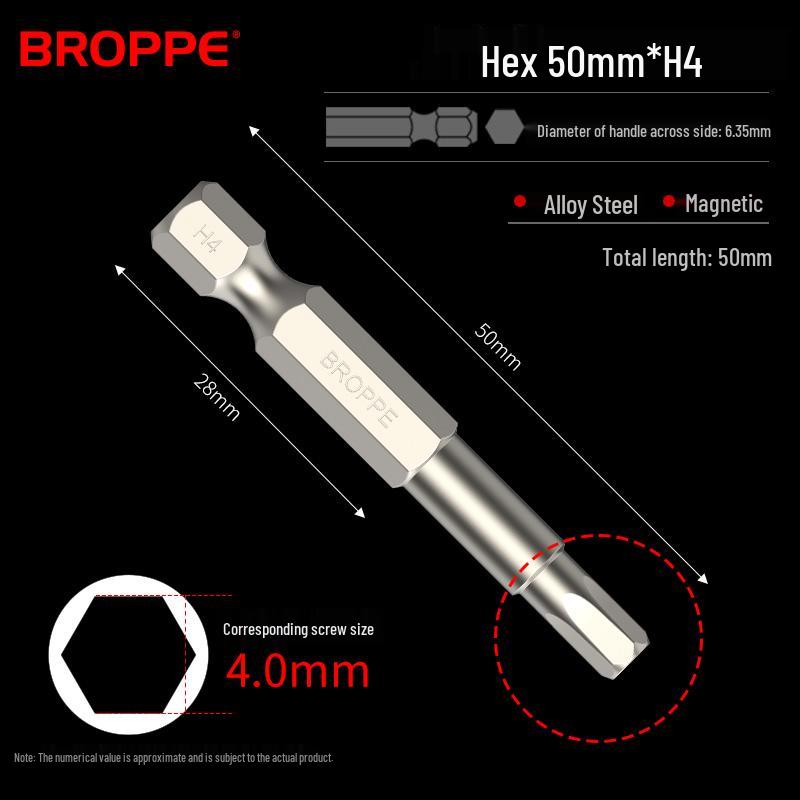 

Hexagonal Magnetic Drill & Screwdriver Bit for Electric and Pneumatic Drivers