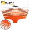 KADAX Kada Grabie Plastikowe Ogrodowe Do Liści Pazurki Bez Trzonka Pomarańczowe