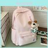 Nylon College-Rucksack für Damen und Herren mit atmungsaktiven Air-Cushion-Trägern für Reisen und Schule