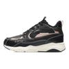 Li Ning Shock Absorbing Warm Mid-Top Running Shoes Men Sneakers Black Apricot AGCQ349-2