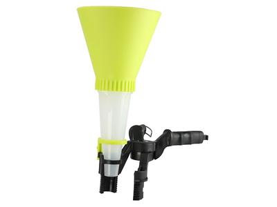 Kunststofftrichter mit Klemmhaken, Schüssel 125 mm