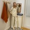 Melllanijoi Mj_Lace Tank Top Three Piece Pajamas_Cream