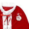 Kids Christmas Cloak Costume Children Cape Xmas Shawl for Masquerade Party Supplies