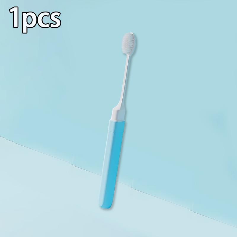Travel Folding Toothbrush Standalone Portable Toothbrush Multi-functional Soft-bristled Adult Toothbrush With Small Head