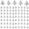 1 Set Of Christmas Ball Caps Replacement Ball Pendant Caps Diy Hanging Balls Fittings Decorative Tree Pendant Diy Props Xmas