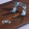 5 Stück Silber Schwere Wandhaken Metall Kleiderbügel Halter Doppelhaken Garage Schuppen Aufhänge-Organizer Für Garten Küche Garage