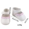 Pu Leather Doll Shoes 8cm Size Mini Gossip Shoes Baby Shoes Reborn Doll Shoes  Girl Dolls