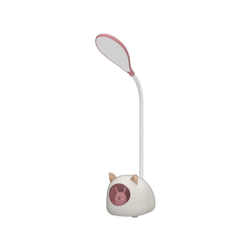 

Cute Pet Small Table Lamp Led Endless Dimming Reading Learning Light Charging Usb StyleA