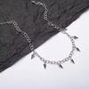 Cone Pendant Choker Necklace Titanium Steel Twisted Necklace Rock Stud Necklace  For Lovers