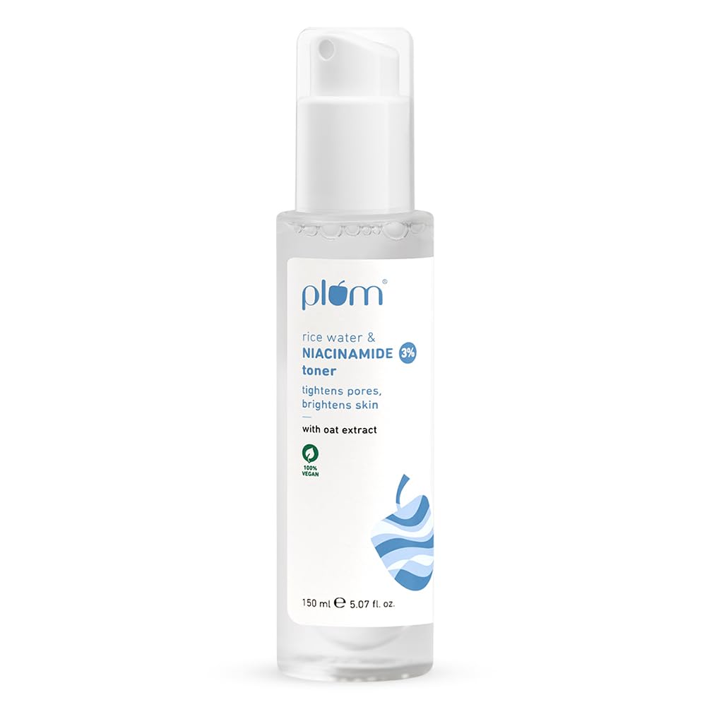 Plum Niacinamide Skin Care Combo Toner 150 Ml Moisturizer 50 G (Free Face Wash )Oil Control Unisex Daily Hydration Set