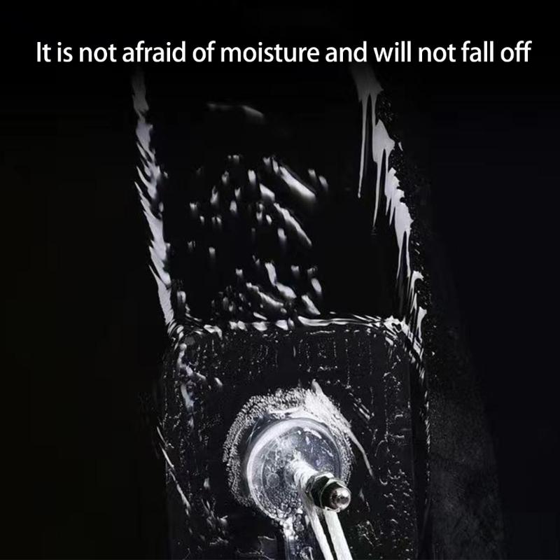 10Pcs  White Adhesive Hooks Without Tool Installation Functional Bathroom Kitchen Organizers for Small Space Livings