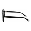 CHANEL bronzing letters Logo logo temples irregular shape sunglasses same style for men and women, black