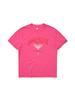 BBC EARTH Heart Graphic Short Sleeve T-Shirt_Pink