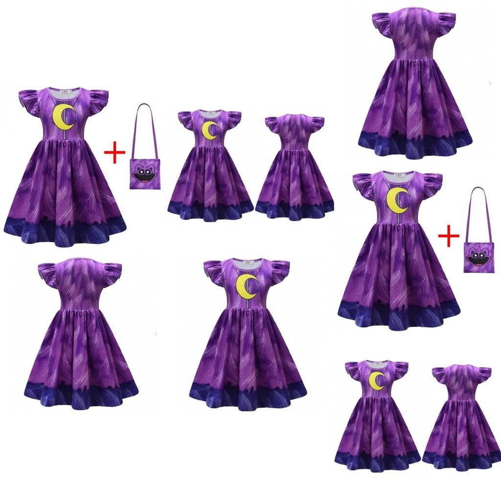 Smiling Critters Girl Cosplay Dress For Kids Halloween Costume With Milk Silk Material For Girls 3-8 Years