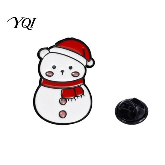 Elk Bag Decoration Pin Christmas Cartoon Enamel Brooch, Santa Claus Snowman Tree Badge Pin, Holiday Party Favors Bags Scarves Clothes Decorative