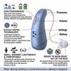 Mini Rechargeable BTE Hearing Aid Adjustable Tone Digital Sound Amplifier Portable Elder Hearing Device