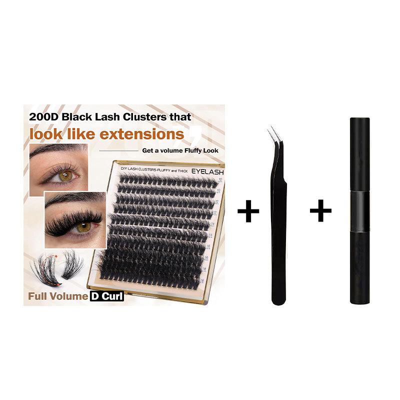 0.07 Synthetic Hair Lashes 8-16mm Blooming Effect Flower Natural Simulation High-end Fiber Flower-shaped Eyelashes