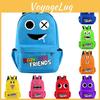 Roblox Rainbow Friends Canvas Backpack With Wear-resistant Material